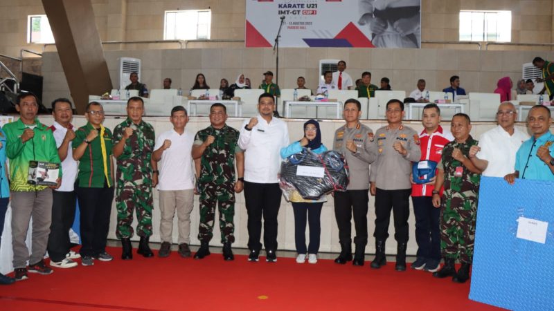 Dibuka Walikota Medan, Kapolrestabes Medan Hadiri Kejuaraan Karate U-21 IMT-GT Tahun 2023