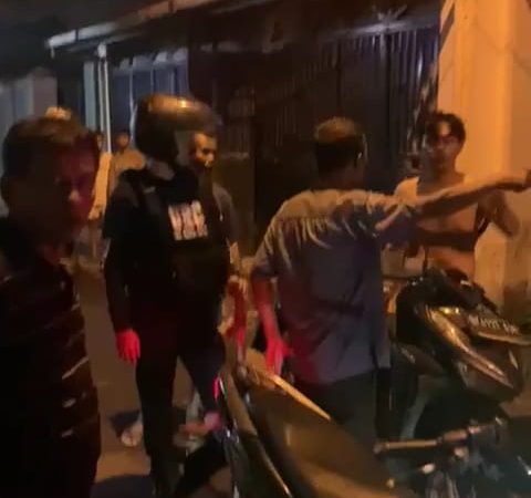 Tim URC Polrestabes Medan Amankan Tujuh Orang Anggota Geng Motor Bersenjata Tajam
