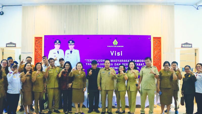 Dinkes Provsu Gelar Pertemuan Koordinasi Pembuatan Peraturan Daerah Kawasan Tanpa Rokok di Kabupaten Samosir