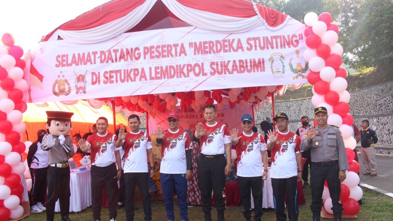 Setukpa Lemdiklat Polri Menggandeng SUJA MMA Sukabumi Menggelar Festival Warna Kemerdekaan RI ke 78.