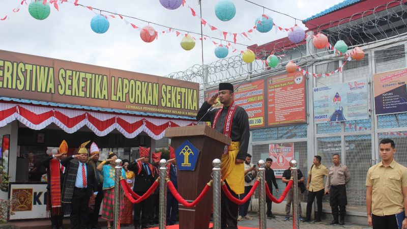 1052 Warga Binaan Lapas Binjai Kanwil Kumham Sumut Dapat Remisi HUT RI ke 78