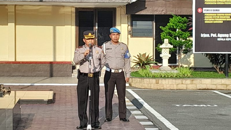 Ini yang Disampaikan Kasat Binmas Polrestabes Medan Saat Pimpin Apel Pagi