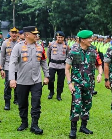 Dampingi Kapolda Sumut, Kapolrestabes Medan Cek Kesiapan Personel Kedatangan R1