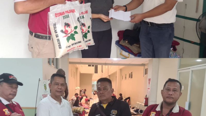 Jumat Barokah Ketua Pewarta Salurkan Bantuan ke Sekretaris yang Sakit