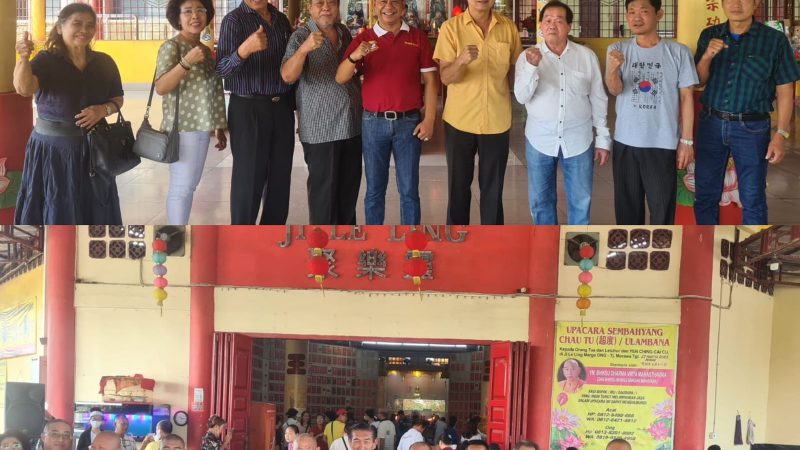 Dipimpin YM Bhiksu Dharma Virya Mahasthavira, Marga Ong Kembali Laksanakan Sembahyang Chau Tu