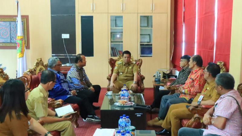 Pendirian Perguruan Tinggi Negeri,Bupati Samosir Terima Kunjungan Rektor Unika