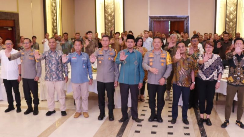 Kapolrestabes Medan Hadiri Deklarasi Anti Narkoba