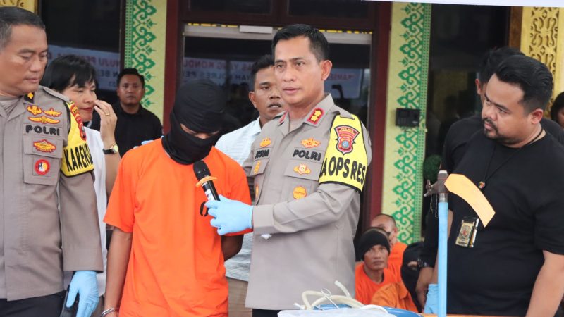 Kapolres Pelabuhan Belawan Paparkan Pengungkapan Narkoba Dan Kasus Atensi Publik Lainnya Sesuai Program Prioritas Kapolda Sumut