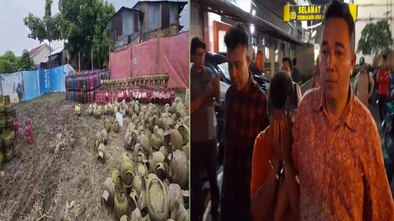 Lagi! Satreskrim Polrestabes Medan Ungkap Kasus Pengoplos Gas Bersubsidi di Jermal XII