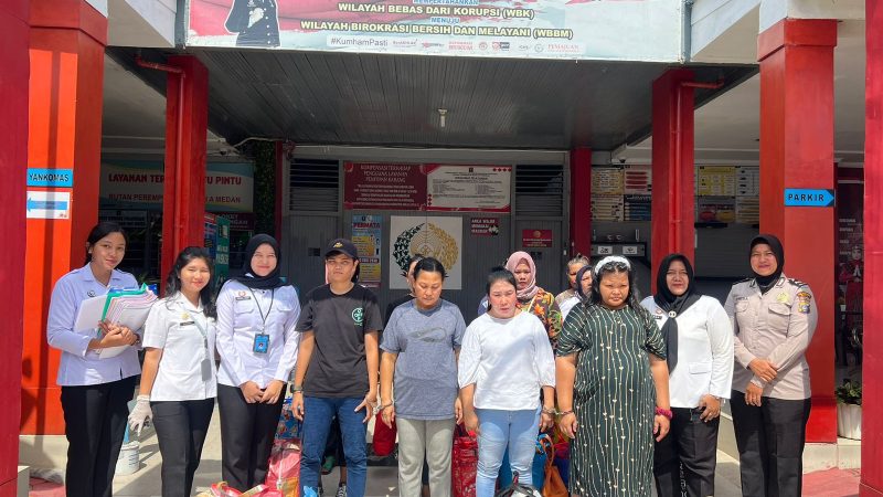 Karena Hal Ini, 12 Napi Rutan Perempuan Medan Kanwil Kumham Sumut Dipindahkan