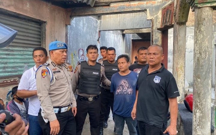 Polres Pelabuhan Belawan Lakukan GKN Di Pasar VI Martubung