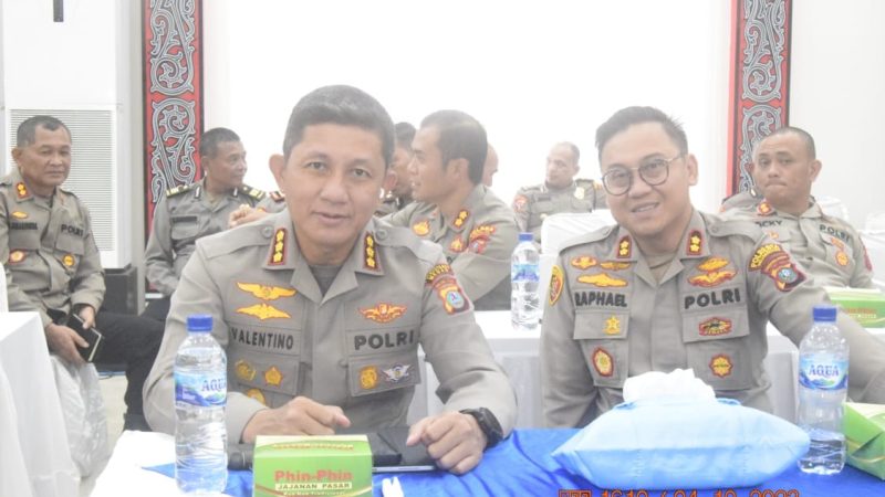 Kapolrestabes Medan Hadiri Rakor Lintas Sektoral Operasi Kepolisian Terpusat Mantap Brata Toba Tahun 2023-2024