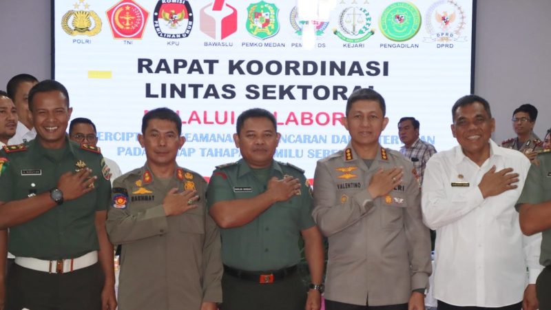 Polrestabes Medan Gelar Rakor Lintas Sektoral, Persiapan Pengamanan Operasi Mantap Brata Toba 2023-2024