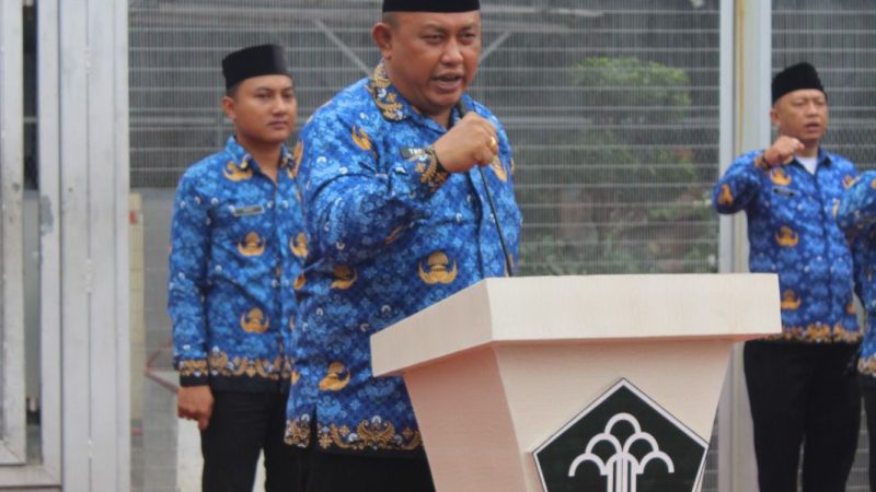 Tanamkan Rasa Nasionalisme Kalapas Binjai Pimpin Upacara Bendera Hari Kesadaran Nasional