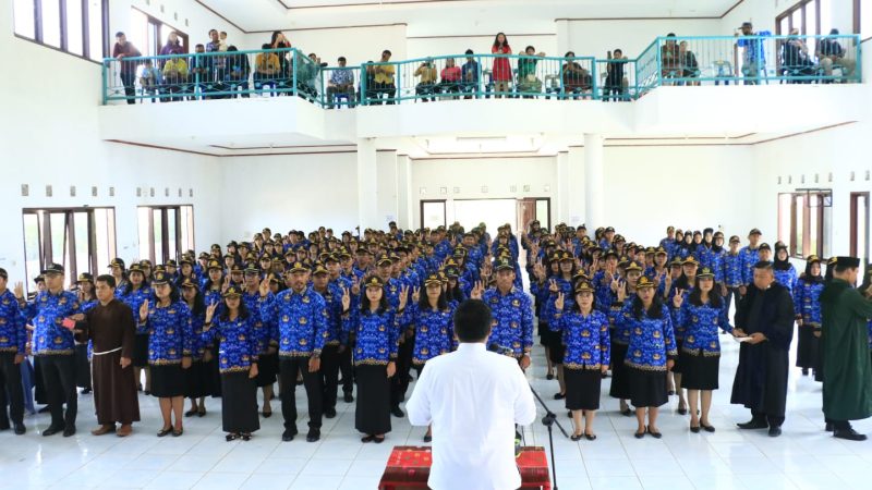 225 CPNS Samosir Dilantik Menjadi PNS