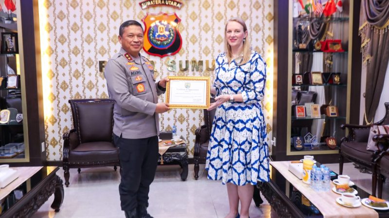Jaga Lingkungan dan Satwa, Polda Sumut Terima Penghargaan dari Kedubes Amerika