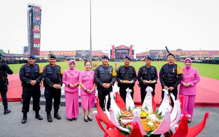 Pimpin Uparaca Peringatan Hari Jadi Brimob, Kapolda Sumut: Jaga Terus Kehormatan Korps Brimob Polri