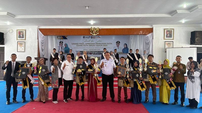 Kalapas Binjai Kanwil Kunham Sunut Theo Adrianus Sukses Jadi Juri Grand Final Apresiasi Pemilihan Duta Genre Kota Binjai Tahun 2023