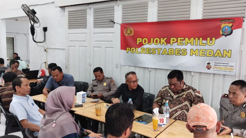 Giat “Pojok Pemilu Polrestabes Medan” Ciptakan Ketertiban Tahapan Pemilu 2024