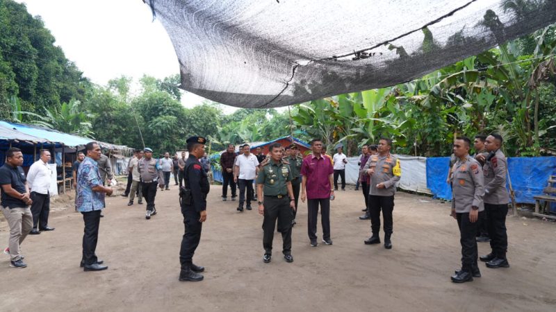 Dipimpin Kapolda Sumut, Pangdam I BB Hingga Kepala BNN Sumut , Barak Judi – Narkoba di Kutalimbaru di Ubrak-Abrik Personel Gabungan