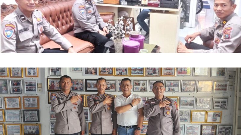 Ketua Pewarta Ajak Masyarakat Dukung dan Sukseskan Pemilu Damai 2024, Binmas Poldasu Kunjungi Redaksi Pewarta.co