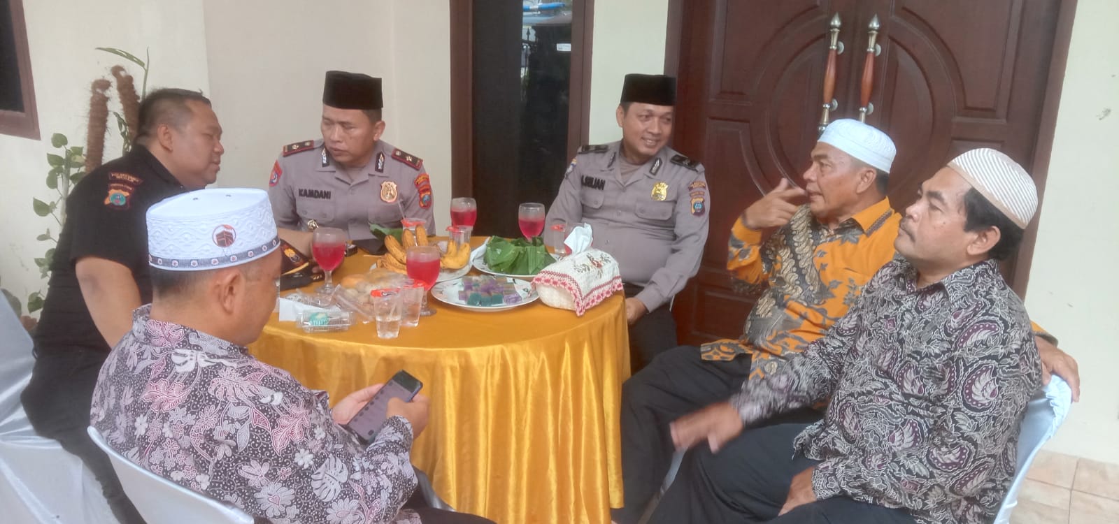 Cooling System Jelang Pemilu 2024, Polrestabes Medan Anjangsana ke Ketua LDII Sumut