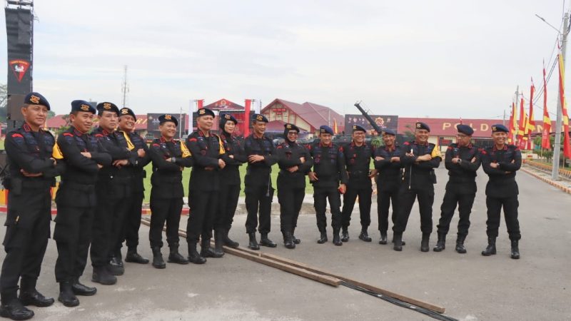 Kapolrestabes Medan Hadiri Upacara HUT Korps Brimob ke-78