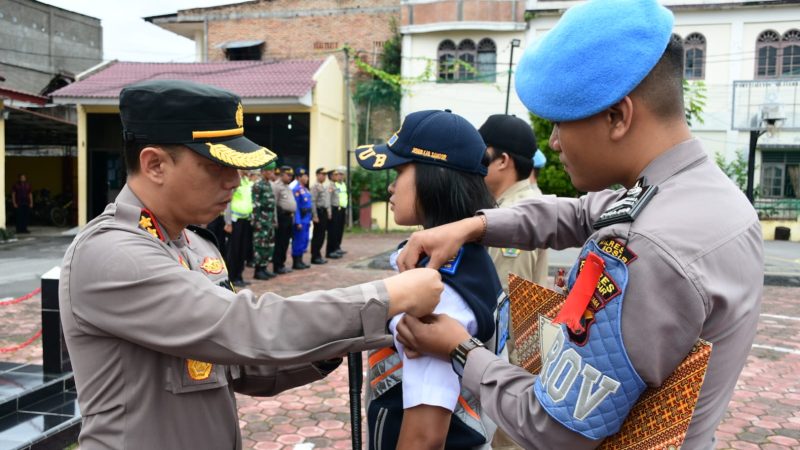 Polres Samosir Gelar Apel Pasukan Dalam Rangka Event Aquabike World Championship