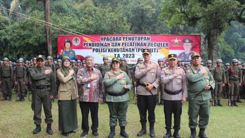 Menteri LHK RI Tutup Diklat Reguler Polhut Tahun 2023