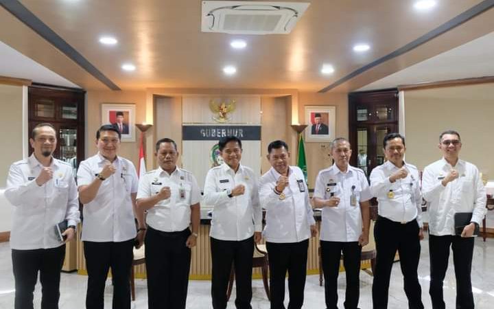 Pererat Silaturahmi dan Sinergitas Dengan Stakeholder Terkait, Kakanwil Kemenkumham Sumut Kunjungi Pj. Gubernur Sumatera Utara