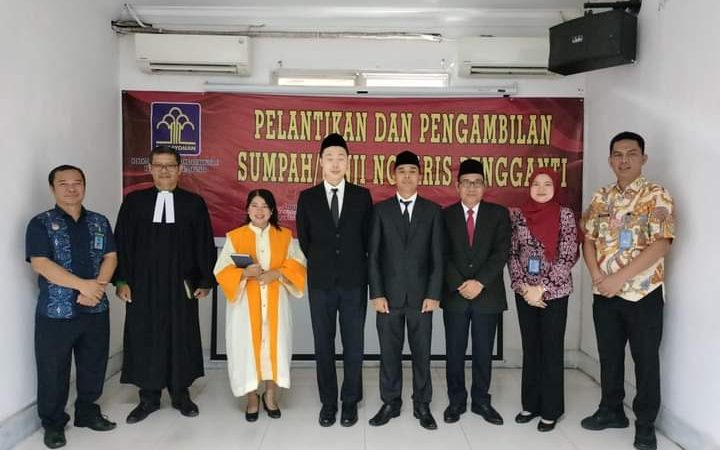 Lantik Notaris Pengganti, Kadiv Yankumham Sumut Ingatkan Untuk Bekerja Secara Profesional