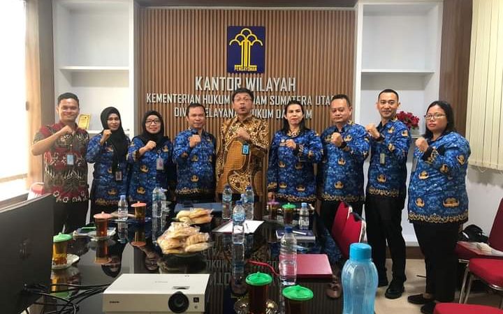Berakhirnya Penilaian Indeks Reformasi Hukum (IRH), Kanwil Kemenkumham Sumut Melaksanakan Evaluasi Pelaksanaan IRH pada Provinsi Sumatera Utara