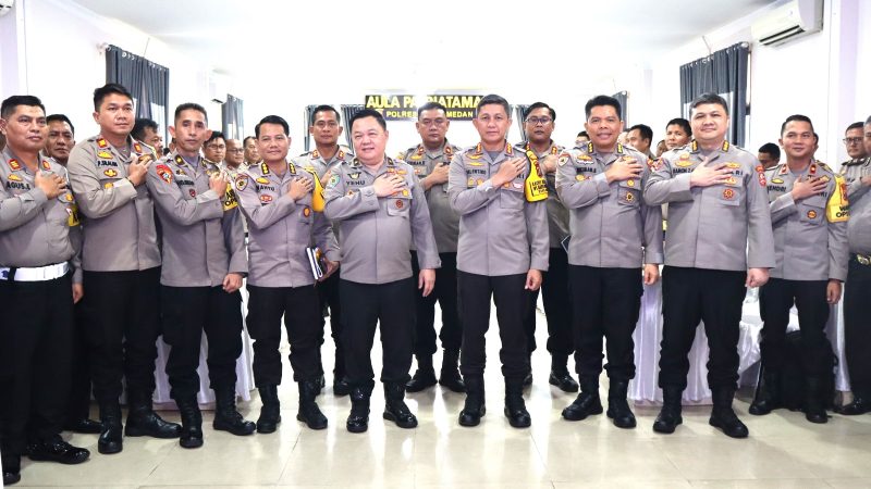 Operasi Mantap Brata Toba 2023-2024, Tim Itwasum Polri Kunjungi Polrestabes Medan