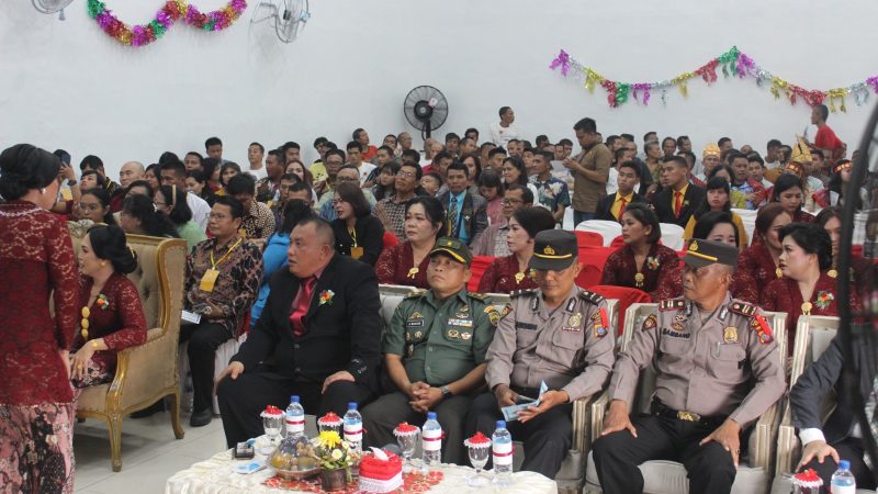Kakanwil Kumham Sumut Hadiri Langsung Perayaan Natal Bersama Petugas dan WBP Lapas Binjai