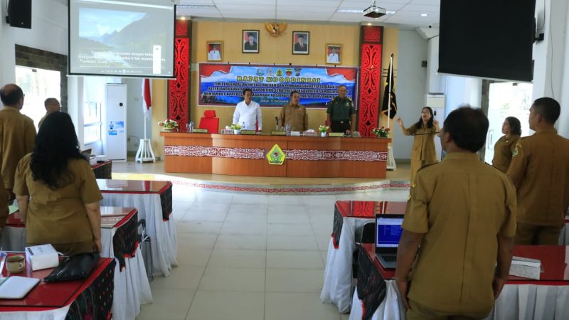 Pemkab Samosir Bahas Ketersediaan Harga Bapokting Jelang Natal Tahun Baru