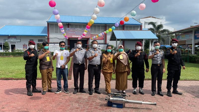Lapas Kelas II A Binjai Laksanakan Fogging ke Seluruh Kantor dan Blok