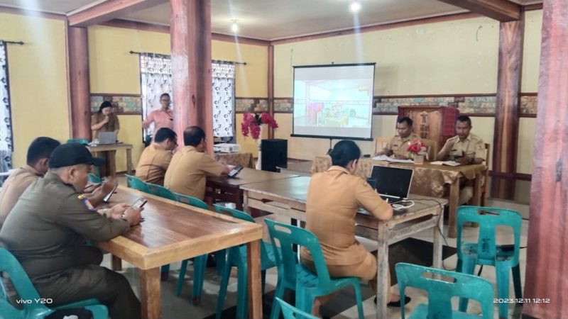 Dinas PUTR Samosir Gelar Rapat Lanjutan Pembahasan Tabel ITBX dan Pola Ruang Penyusunan RDTR WP Simanindo dan WP Onan Runggu.
