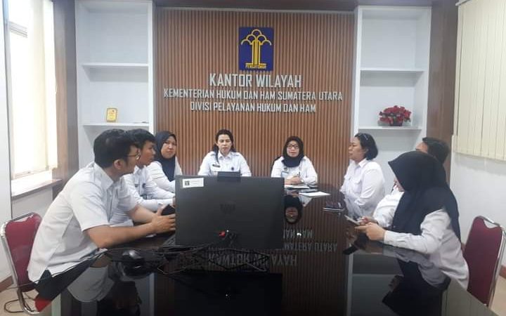 Kanwil Kemenkumham Sumut Hadiri Sosialisasi Terkait Strategi Bisnis dan HAM oleh Direktorat Jenderal HAM