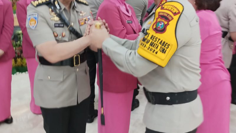 Kapolrestabes Medan Hadiri Sertijab Pejabat Utama di Polda Sumut