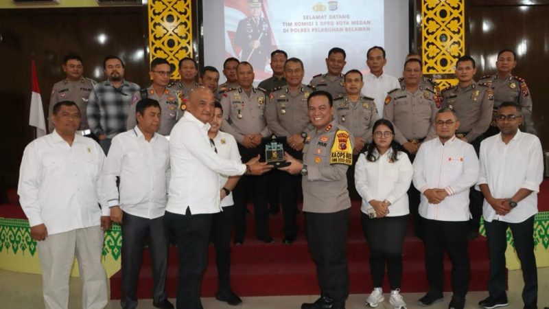 Polres Pelabuhan Belawan Terima Kunjungan Komisi I DPRD Kota Medan