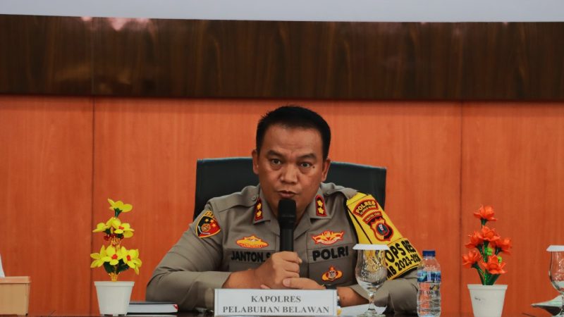 Kapolres Pelabuhan Belawan Gelar Rapat Koordinasi Bersama Stakeholder untuk Antisipasi Gangguan Kamtibmas