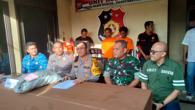 Seorang ART Bongkar Rumah Majikan Ditangkap Polsek Medan Helvetia di Perbaungan