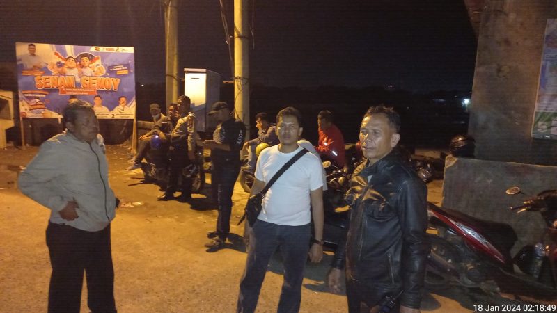 Personil Polres Pelabuhan Belawan Hadir di Lokasi Pasca Tawuran Jaga Situasi Aman