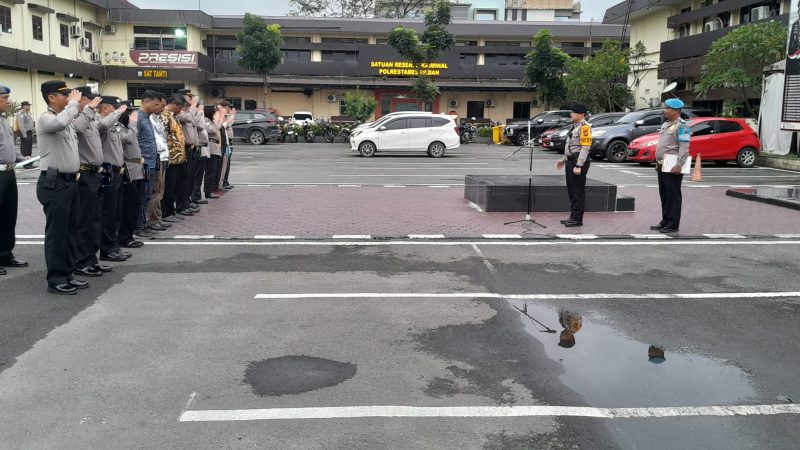 Tekan Kejahatan Jalanan, Kasat Samapta Polrestabes Medan Minta Patroli dan Razia Ditingkatkan