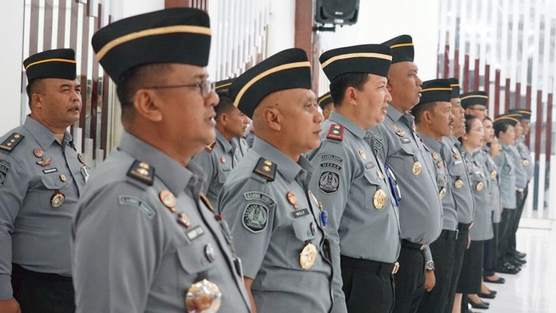 Bangun dan Jaga Citra Positif, Kalapas Binjai Hadiri Pelantikan 28 PNS