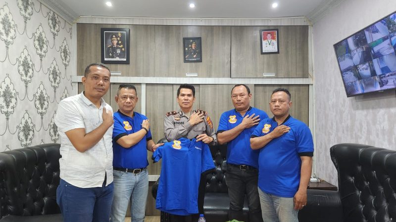 Silaturahmi Ke Polsek Percut Sei Tuan, Kapolsek Percut Sei Tuan : Semoga Pewarta Jaya
