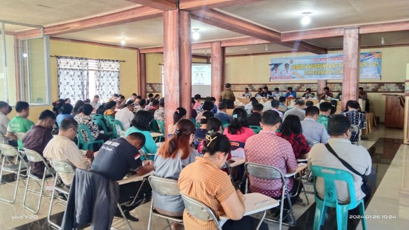 Pemkab Samosir Musrenbang RKPD 2025, Digelar di Kecamatan Simanindo, Harian, Nainggolan dan Sianjur Mulamula.
