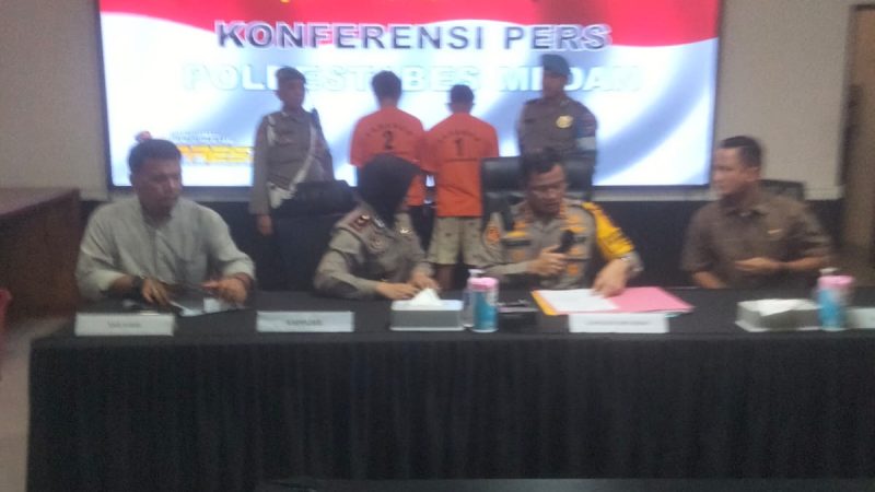 2 Orang Komplotan Curanmor Ditangkap Polsek Medan Kota