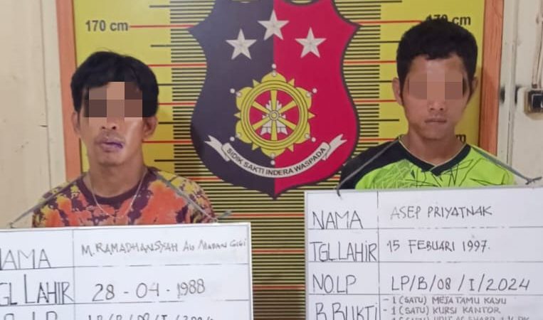 Polsek Belawan Tangkap Tersangka Pencurian di Kantor MUI Belawan