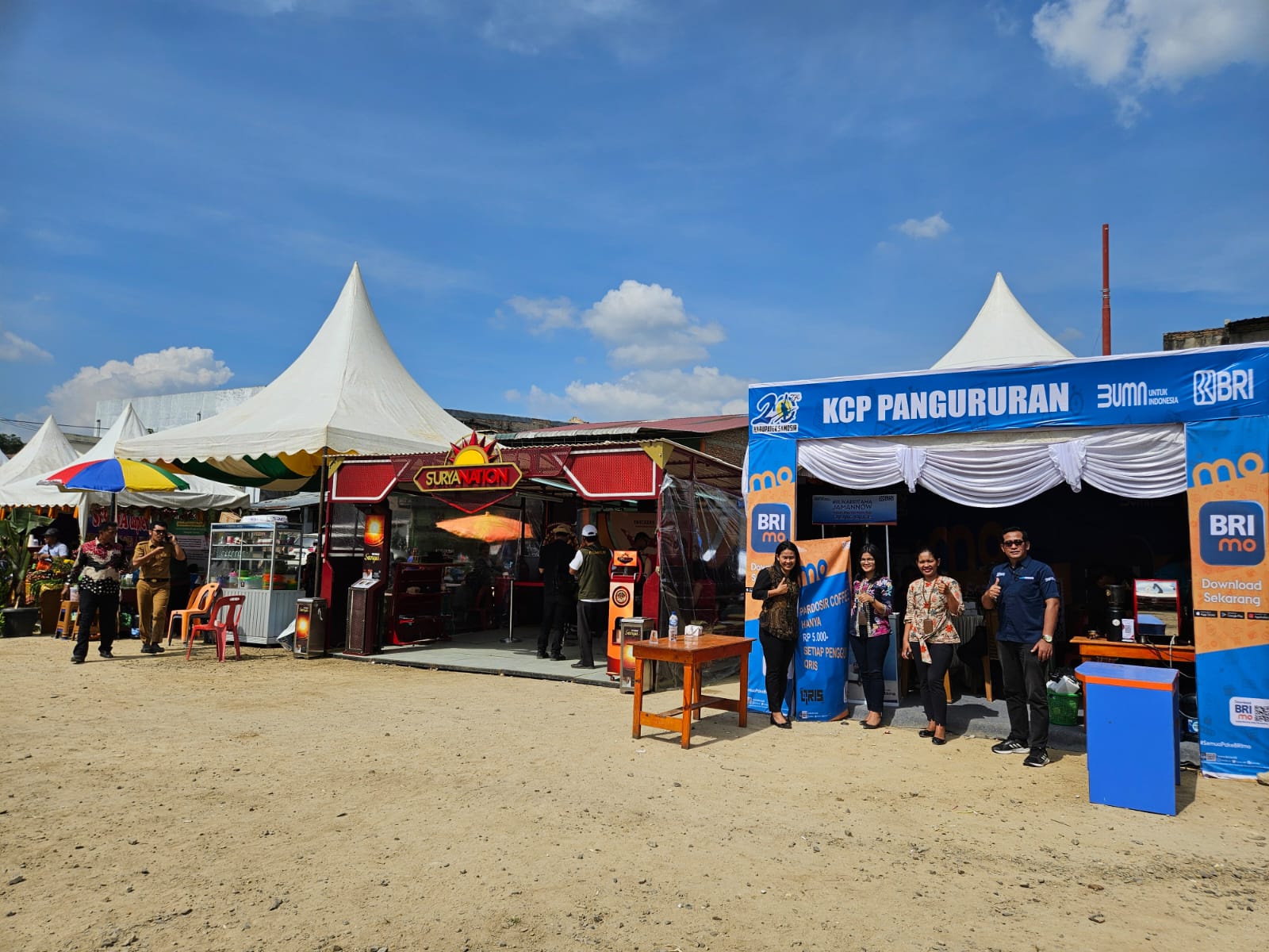 Bank Rakyat Indonesia Cabang Balige Hadir Di Perayaan HUT Kabupaten Samosir